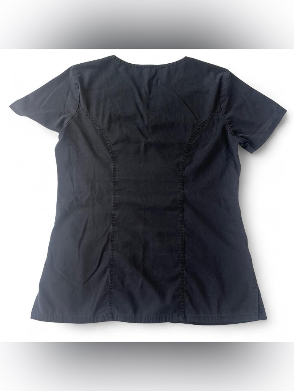 Lot of 2 Women’s Scrub Tops Size Small Medical Nursing Uniform Shirts - Picture 3 of 6